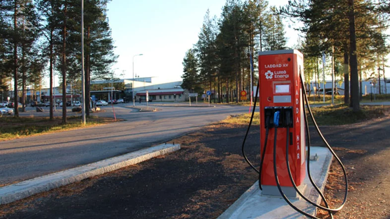 Luleå Energi installerar snabbladdare på Luleå Airport