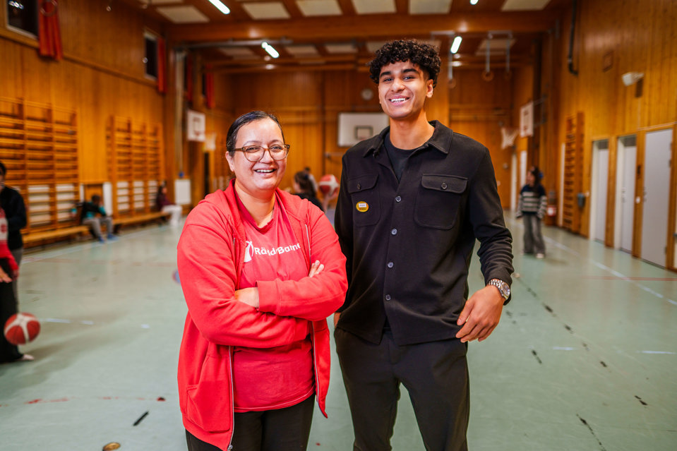 Fouzia Abbasi och Monjed Haider, Rädda Barnen